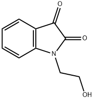 1-(2-Hydroxyethyl)-1H-indole-2,3-dione Struktur