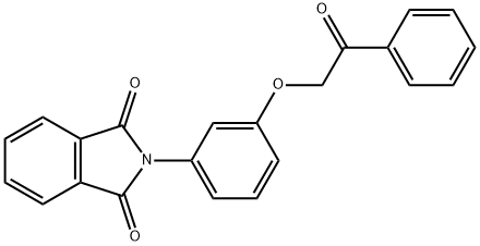 2-[3-(2-oxo-2-phenylethoxy)phenyl]-1H-isoindole-1,3(2H)-dione Struktur