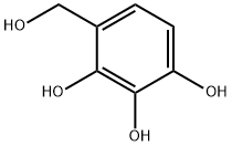 1,2,3-Benzenetriol, 4-(hydroxymethyl)- Struktur