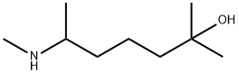 2-Heptanol, 2-methyl-6-(methylamino)- Struktur