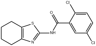 2,5-dichloro-N-(4,5,6,7-tetrahydro-1,3-benzothiazol-2-yl)benzamide Struktur