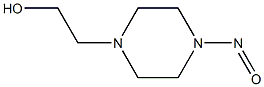 2-(4-nitrosopiperazin-1-yl)ethan-1-ol Struktur