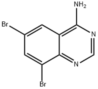 6,8-dibromoquinazolin-4-amine Struktur