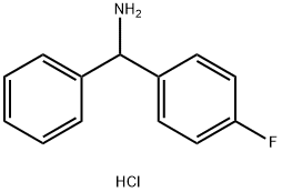 (4-fluorophenyl)(phenyl)methanamine hydrochloride Struktur