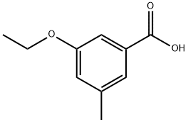 3-Ethoxy-5-methylbenzoic Acid Struktur