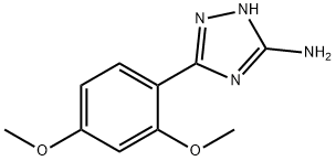 5-(2,4-dimethoxyphenyl)-4H-1,2,4-triazol-3-amine Struktur