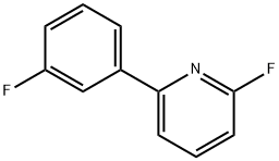 2-Fluoro-6-(3-fluorophenyl)pyridine Struktur