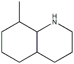 8-methyldecahydroquinoline Struktur