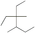 3-Ethyl-3,4-dimethylhexane. Struktur