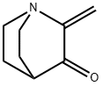 2-methylidene-1-azabicyclo[2.2.2]octan-3-one Struktur