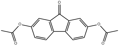 9H-Fluoren-9-one, 2,7-bis(acetyloxy)- Struktur