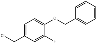 1-(benzyloxy)-4-(chloromethyl)-2-fluorobenzene Struktur