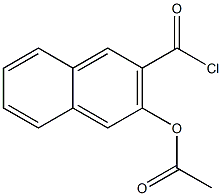 2-Naphthalenecarbonyl chloride, 3-(acetyloxy)- Struktur