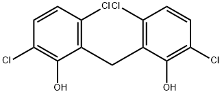 Phenol, 2,2'-methylenebis[3,6-dichloro- Struktur