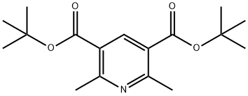 di-tert-butyl 2,6-dimethylpyridine-3,5-dicarboxylate Struktur