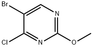 Pyrimidine, 5-bromo-4-chloro-2-methoxy- Struktur