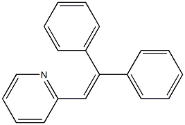 Pyridine, 2-(2,2-diphenylethenyl)- Struktur