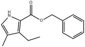 benzyl 3-ethyl-4-methyl-1H-pyrrole-2-carboxylate Struktur