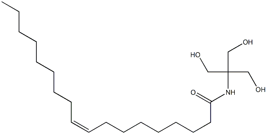 9-Octadecenamide, N-[2-hydroxy-1,1-bis(hydroxymethyl)ethyl]-, (9Z)- Struktur