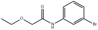 N-(3-bromophenyl)-2-ethoxyacetamide Struktur