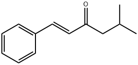 (1E)-5-methyl-1-phenylhex-1-en-3-one Struktur