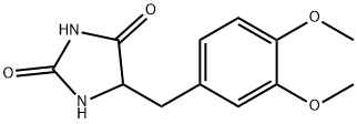 2,4-Imidazolidinedione, 5-[(3,4-dimethoxyphenyl)methyl]- Struktur