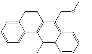 7-Ethoxymethyl-12-methylbenz[a]anthracene Struktur