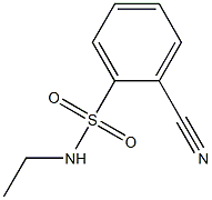 2-cyano-N-ethylbenzenesulfonamide Struktur