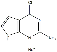 4-Chloro-7H-pyrrolo[2,3-d]pyriMidin-2-aMine sodiuM salt Struktur