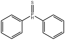 Phosphine sulfide, diphenyl- Struktur