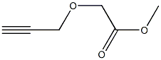 methyl 2-(prop-2-yn-1-yloxy)acetate Struktur