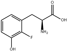 (2S)-2-AMINO-3-(2-FLUORO-3-HYDROXYPHENYL)PROPANOIC ACID Struktur