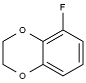 5-FLUORO-2,3-DIHYDRO-1,4-BENZODIOXINE Struktur