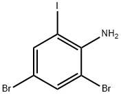 Benzenamine, 2,4-dibromo-6-iodo- Struktur