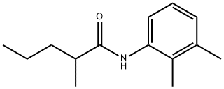 N-(2,3-dimethylphenyl)-2-methylpentanamide Struktur