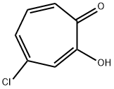 2,4,6-Cycloheptatrien-1-one, 4-chloro-2-hydroxy- Struktur