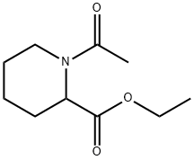 2-Piperidinecarboxylic acid, 1-acetyl-, ethyl ester Struktur