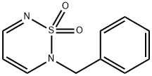 2H-1,2,6-Thiadiazine, 2-(phenylmethyl)-, 1,1-dioxide Struktur