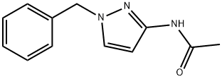 N-(1-benzyl-1H-pyrazol-3-yl)acetamide Struktur