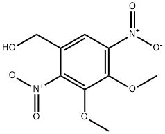 Benzenemethanol, 3,4-dimethoxy-2,5-dinitro- Struktur