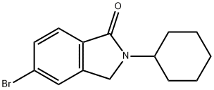 5-Bromo-2-cyclohexylisoindolin-1-one Struktur