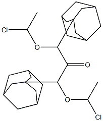 1-Chloro-3-adamantyl(ethoxymethyl) ketone Struktur