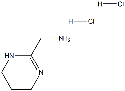 (1,4,5,6-tetrahydropyrimidin-2-yl)methanamine dihydrochloride Struktur