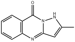 2-methyl-1H,9H-pyrazolo[3,2-b]quinazolin-9-one Struktur