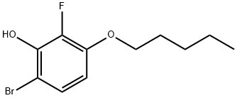 6-Bromo-2-fluoro-3-(pentyloxy)phenol Struktur