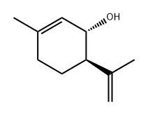 2-Cyclohexen-1-ol, 3-methyl-6-(1-methylethenyl)-, (1S,6R)- Struktur