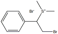 (1-phenyl-2-bromoethyl)dimethylsulfonium bromide Struktur