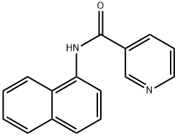 N-(1-naphthyl)nicotinamide Struktur