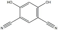 4,6-dihydroxybenzene-1,3-dicarbonitrile Struktur