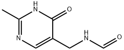 N-((2-methyl-6-oxo-1,6-dihydropyrimidin-5-yl)methyl)formamide Struktur